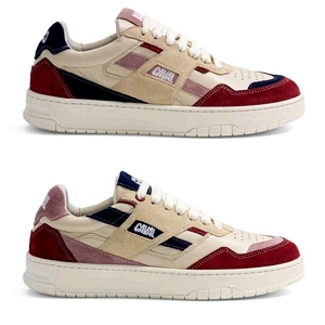 9262 PLAYGROUND:BORDEAUX/CUIR LISSE/MARINE