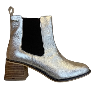V1241 FILOU:DORE/CUIR METALLISE/