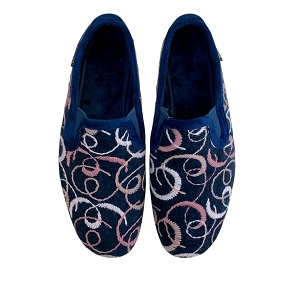  VIOLETTE<br>BLEU MARINE TEXTILE ROSE