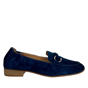  ZOUMI<br>BLEU MARINE CUIR VELOURS ET NUBUCK 
