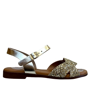 RODEO 6 61526:DORE/CUIR METALLISE/