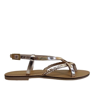 ZIL CU CHOU:DORE/CUIR METALLISE/