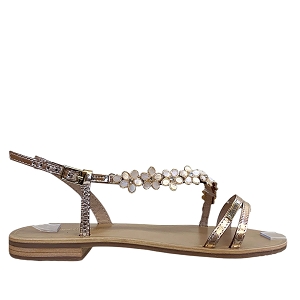 MAMA X HOFELLA:DORE/CUIR METALLISE/