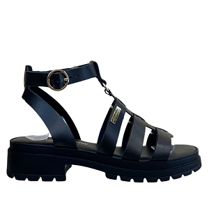 TROPEZIENNES TOBO NOIRCUIR LISSE