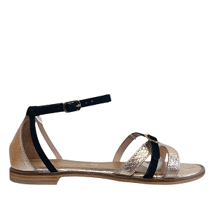  IL 2122<br>DORE CUIR METALLISE NOIR