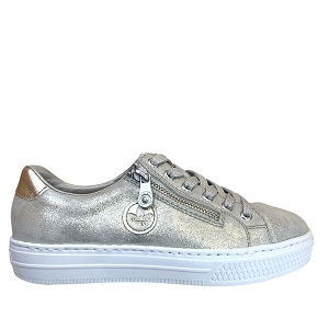 ZAMORA 8028 L59L8:DORE/CUIR METALLISE/