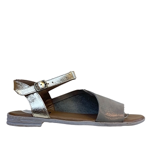  SANDRA<br>KAKI CUIR METALLISE 
