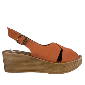  FRAISE<br>ORANGE CUIR VELOURS ET NUBUCK 