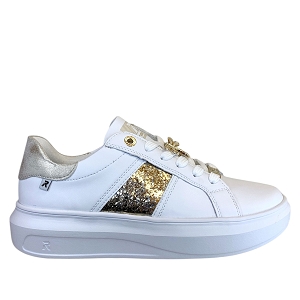  W1202<br>BLANC CUIR LISSE OR