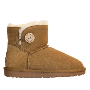 MINI SVEN:CAMEL/CUIR VELOURS ET NUBUCK/