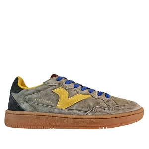  6111<br>KAKI CUIR VELOURS ET NUBUCK JAUNE