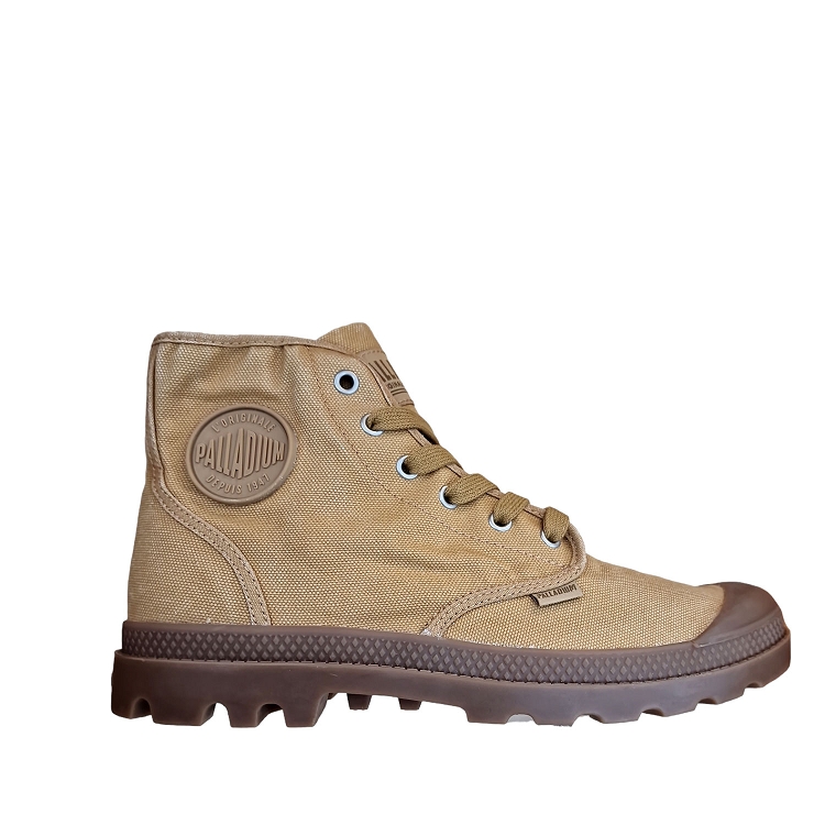 Palladium<br>pampa hi beige fonce