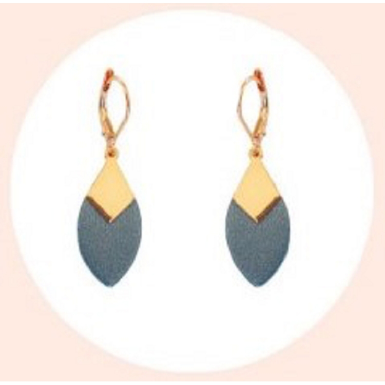 Jeanne et jo<br>plume bleu jeans