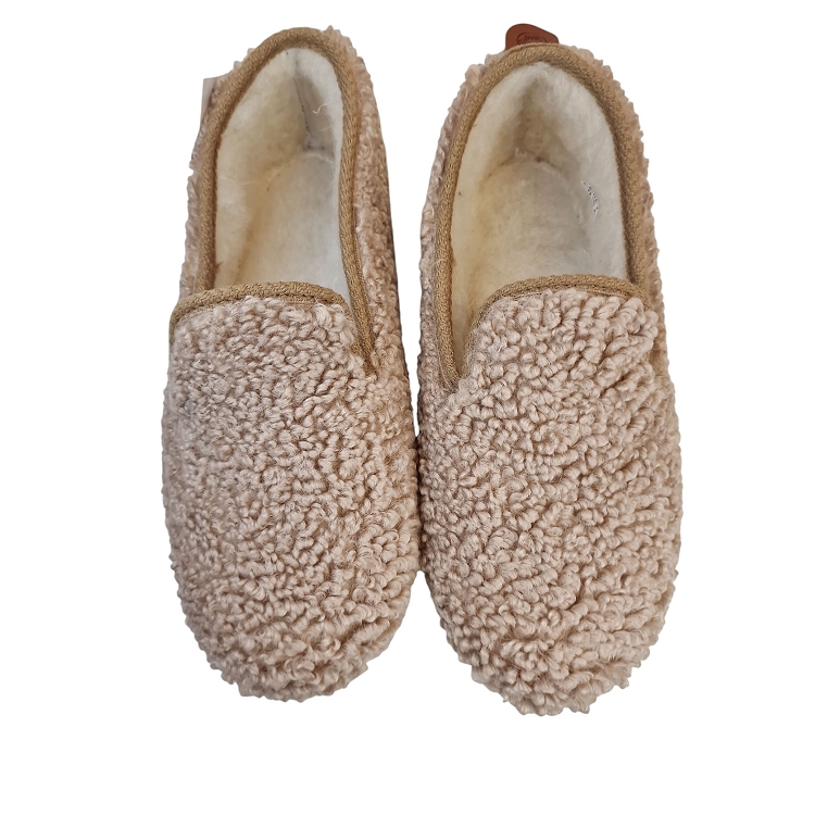 Chausse mouton<br>lainey beige
