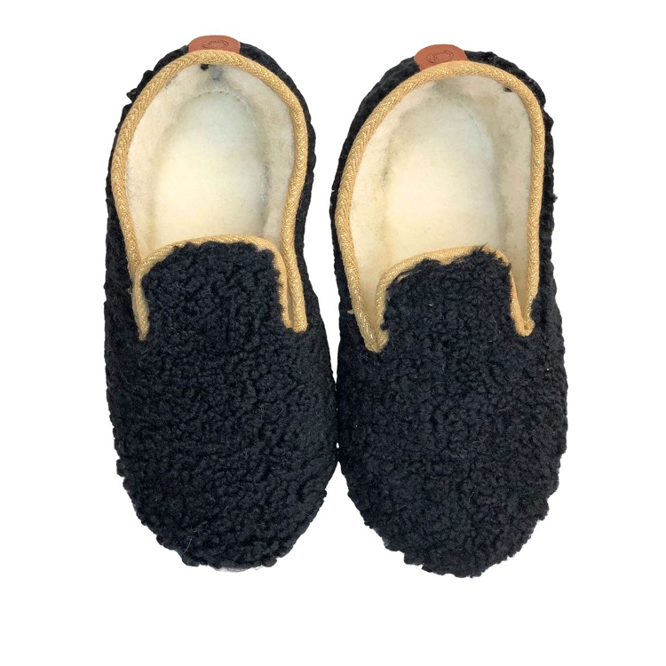 Chausse mouton<br>lainey noir