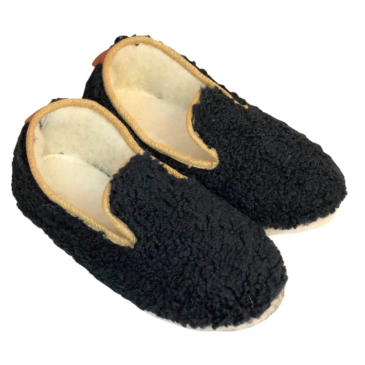 Chausse mouton<br>lainey noir6382101_2