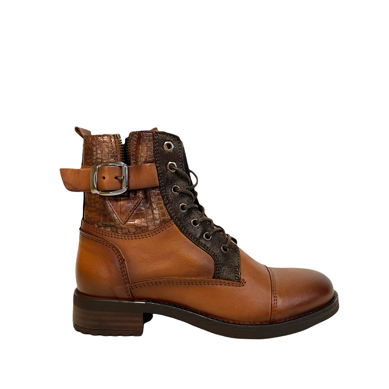 Boots coco et abricot outlet