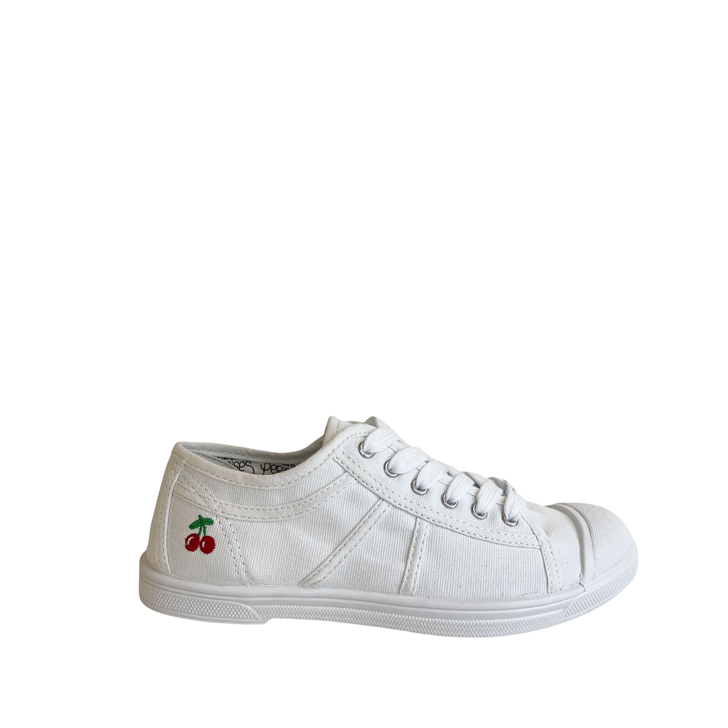 Rannou Le temps des cerises baskets et tennis lacet blanc femme