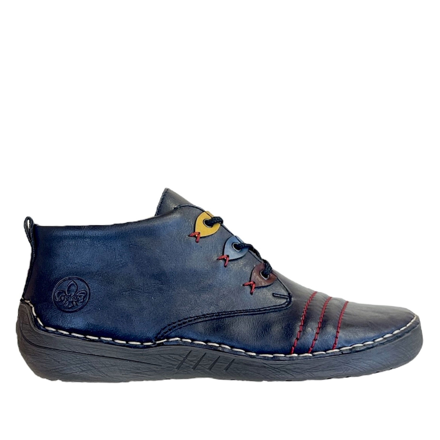 Rannou Rieker baskets et tennis 52509 bleu marine femme